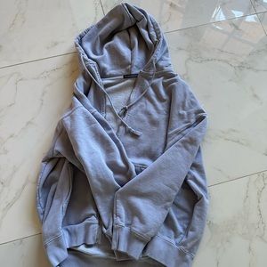 Blue gray brandy Melville zip up hoodie